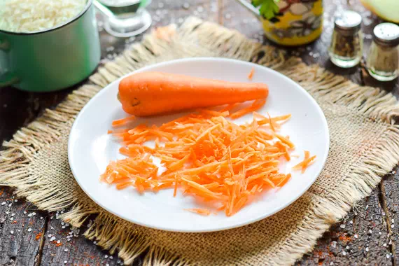рис с луком и морковью в духовке рецепт фото 3
